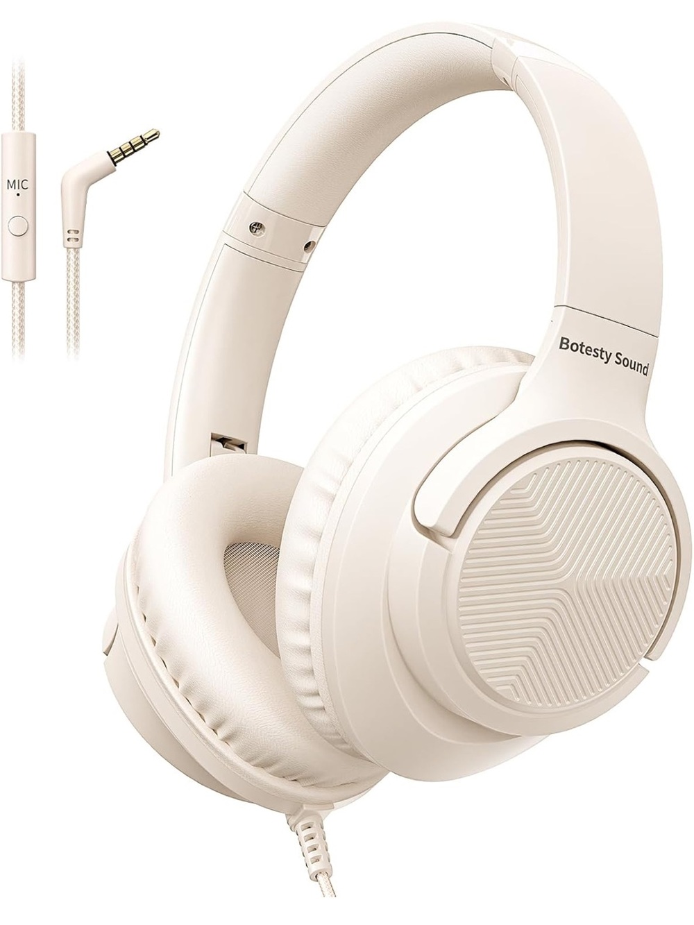 Over-Ear Headphones - Cream